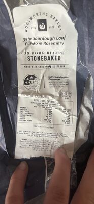 35hr Sourdough Loaf Potato & Rosemary