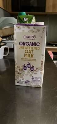 Organic Unsweetened Oat Milk