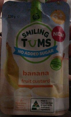 Banana fruit custard