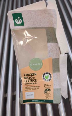 Chicken, Mayo and Lettuce on Mixed Multigrain