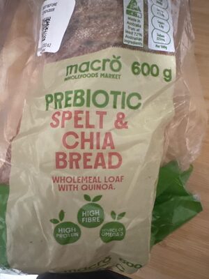 PREBIOTIC SPELT & CHIA BREAD