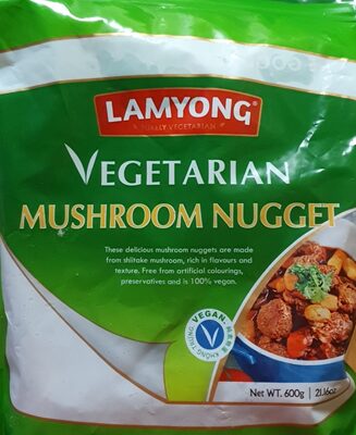 Vegetarian mushroom nugget