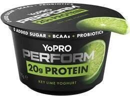 Yopro perform key lime yoghurt