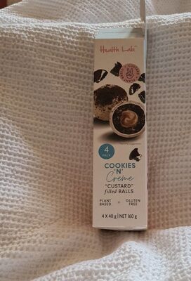 Cookies and creme custard balls