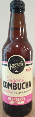 Organic Kombucha Raspberry Lemonade