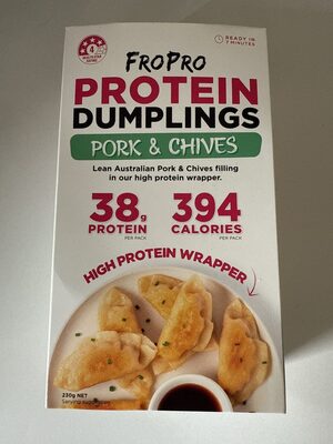 Protein Dumplings Pork & Chives