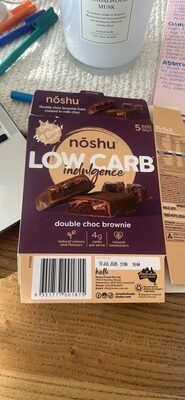 double choc brownie