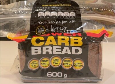 Lower carb bread