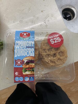 Tegel Crunchy Chicken Burgers