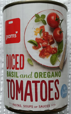 Diced Basil and Oregano tomatoes