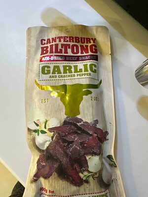 Garlic And Cracked Pepper Air-dried Beef Snacks