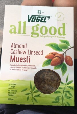 all good Almond Cashew Linseed Muesli