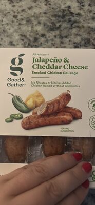 Jalapeño & Cheddar Cheese Smoked Chicken Sausage