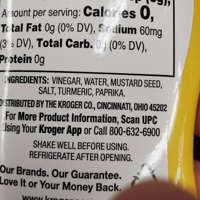 original yellow mustard