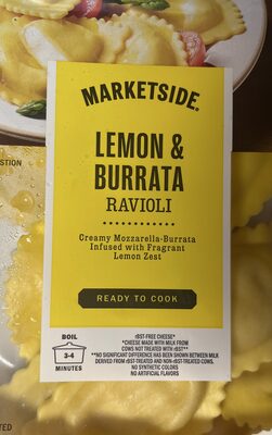Lemon & Burrata Ravioli