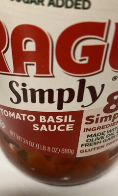 Simply 8 Tomato Basil Sauce (No Sugar Added)