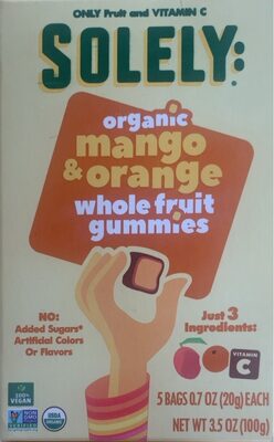 Mango & Orange Fruit Gummies
