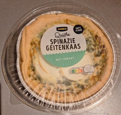 Quiche Spinazie Geitenkaas