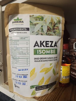 Isombe, Dried Ground Cassava Leaves.