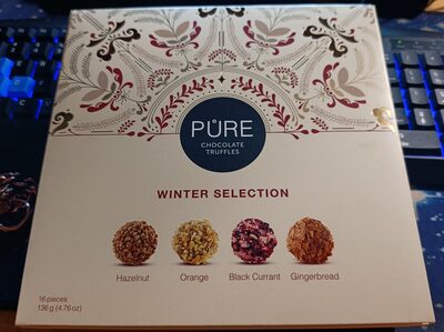 Piimaśokolaadi ja śokolaaditrühvlite assortii "Talv"