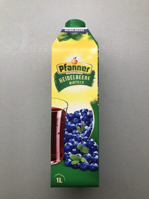 ALDI PFANNER Fruchtsaftgetränk Aus Fruchtsaftkonzentrat Heidelbeere 0.99€ 1l Packung Liter 0.99€