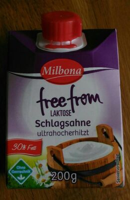 Schlagsahne laktosefrei