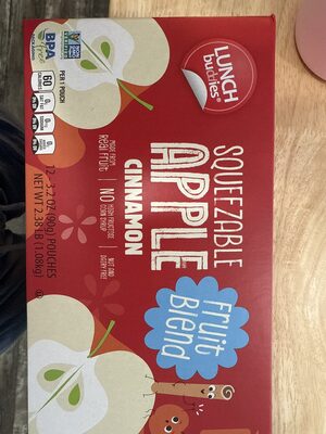 Squeezable Apple Cinnamon Fruit Blend