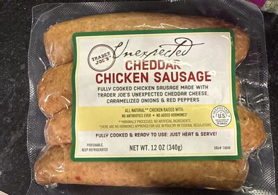 Unexpected Cheddar Chicken Sausage