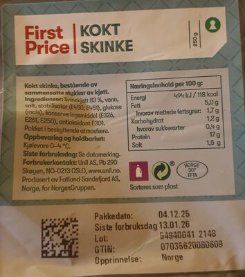 Kokt Skinke