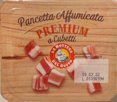 Pancetta affumicata Premium a Cubetti