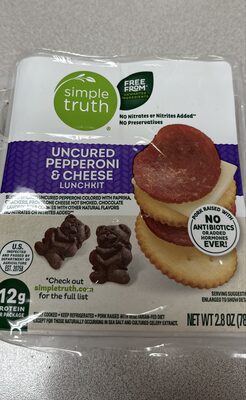 Uncured Pepperoni & Cheese Lunchkit