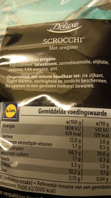 Deluxe CCHI er oregano EKKER KNAPPERIG. 150 ge