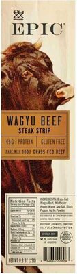 Wagyu beef steak strips