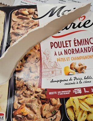 Poulet émincé à la normande