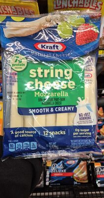 string cheese Mozzarella