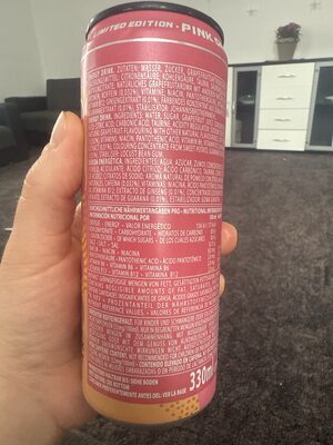 Pink Grapefruit Energy Drink