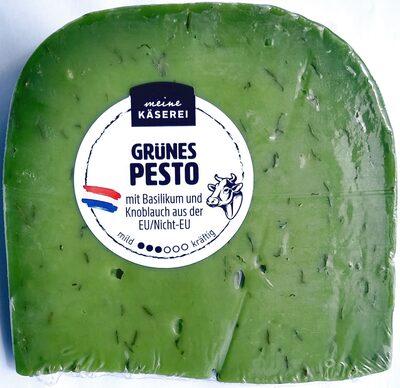Schnittkäse - grünes Pesto