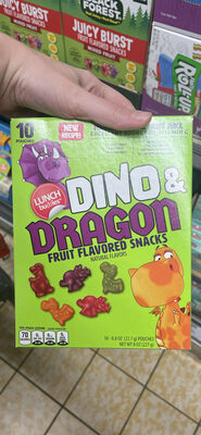 Dino & Dragon Fruit Flavored Snacks