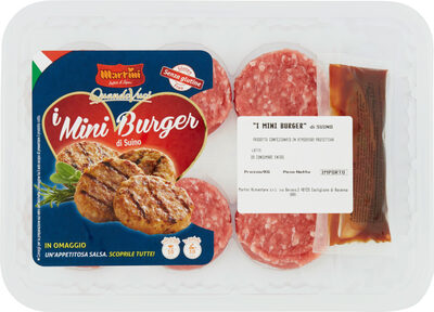 I mini burge di suino