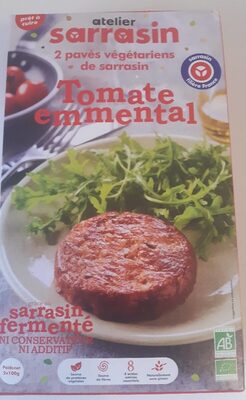 Pavés de sarrasin tomate emmental