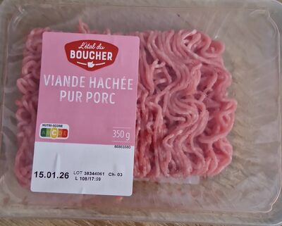 Viande hachée pur porc