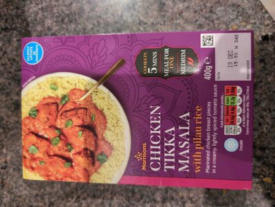 Chicken Tikka Masala with pilau rice