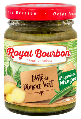 Pate de piment vert gingembre