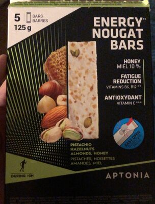Energy nougat bar x5