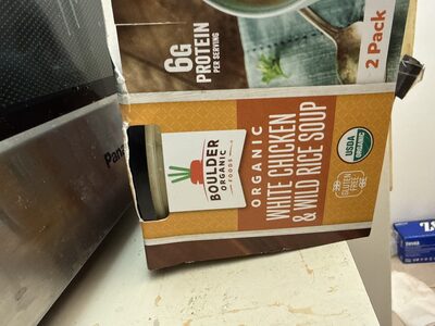 Organic White Chicken & Wild Rice Soup