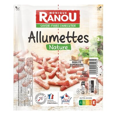 Allumettes natures sup 2x100g ranou