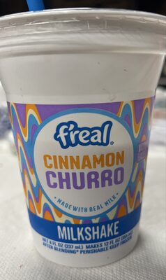 Cinnamon churro milkshake