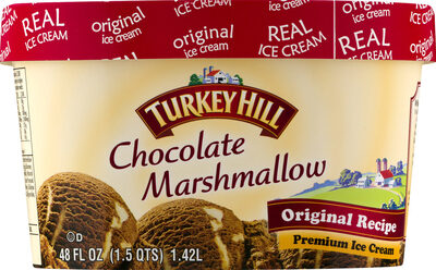 Chocolate marshmallow premium ice cream