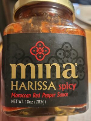 Mina, harissa moroccan red pepper sauce, spicy