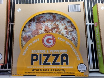 Sausage & Pepperoni Ready To Bake Pizza